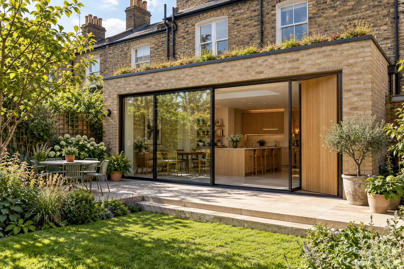 Design inspiration: brick home with contemporary garden extension